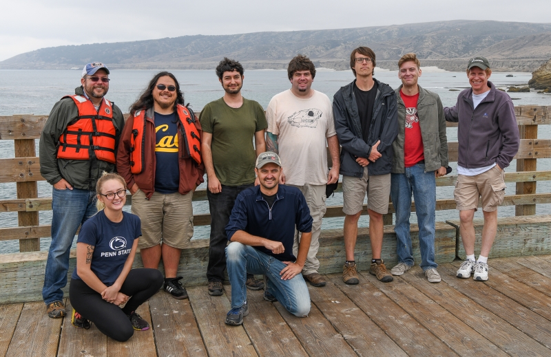 Santa Rosa Island sirenian excavation crew