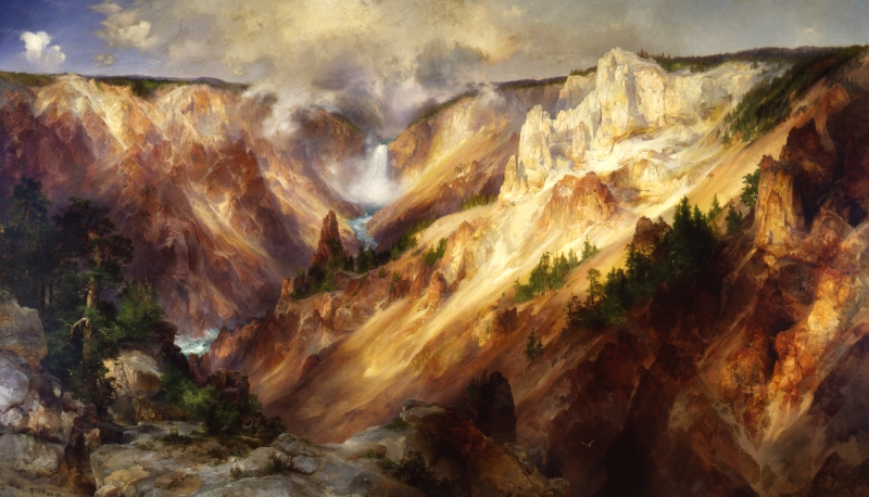 Grand Canyon of the Yellowstone by Thomas Moran